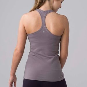 Lululemon Cool Racerback II Tank Galaxy Grey Size 8 Great Condition